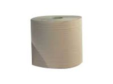 PAPECO - Rouleau d'essuie-mains chamois double épaisseur - 1000 feuilles - pack de 2