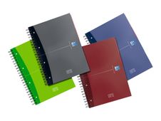 Oxford Europeanbook - Cahier A4 (21x29,7 cm) - 240 pages - petits carreaux (5x5 mm) - disponible dans différentes couleurs