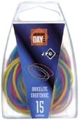 Wonday - Bracelets caoutchouc - élastiques - 15 g - couleurs assorties