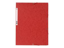 Exacompta Nature Future - Chemise à 3 rabats - A4 - pour 250 feuilles - rouge