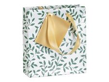 Clairefontaine Premium Emeraude - Sac cadeau vert - 12 cm x 4.5 cm x 13.5 cm