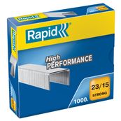 Rapid - Boîte de 1000 Agrafes 23/15 - jusqu'à 120 feuilles - acier galvanisé
