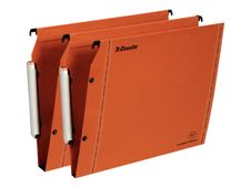 Esselte VisioPlus - 10 Dossiers suspendus pour armoires - orange - fond 15 et 30 mm