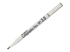 Artline - Marqueur permanent Calligraphie - pointre fibre moyenne - bleu