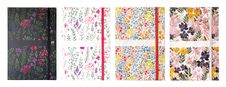 Agenda à élastique Oxford Flowers - 1 semaine sur 2 pages - 16 x 24 cm - disponible dans différents modèles - Hamelin