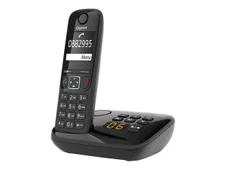 Gigaset AS690A - téléphone sans fil - avec répondeur - noir