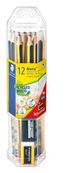 STAEDTLER Noris 120 - 12 Crayons à papier - HB - avec gomme et taille-crayon - pack spécial anniversaire