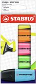 STABILO BOSS MINI - Pack de 5 mini surligneurs - couleurs assorties