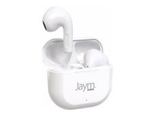 JAYM - écouteurs Compacts True Wireless - Bluetooth - 5.0 - Blanc - TS123B