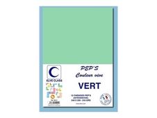 Elve Class Pep's - 12 chemises - 210 gr - 240 x 320 mm - vert