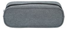 Trousse scolaire - 1 compartiment - gris - Maxi School