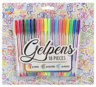 Set de 18 stylos gel 