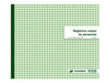 Exacompta - Registre unique du personnel - 27 x 32 cm