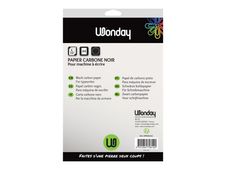 Wonday - Papier carbone - 10 feuilles - noir