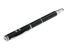 Leitz Complete 4 in 1 - Stylet / lampe torche / stylo à bille / pointeur laser - noir