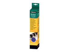 Fellowes - 25 anneaux de reliure en plastique - 8 mm - jusqu'à 40 feuilles - bleu