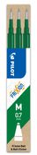 Pilot Frixion Ball - 3 Recharges pour rollers effaçables - 0,7 mm - vert