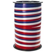 Maildor - Bolduc - ruban d'emballage 10 mm x 10 m - bleu/blanc/rouge