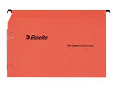 Esselte Kori - 25 Dossier suspendus pour armoires - orange - fond 15 mm