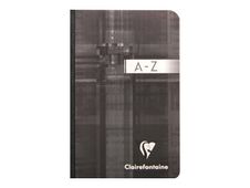 Clairefontaine - Répertoire broché 9 x 14 cm - 192 pages - petits carreaux (5x5 mm) - disponible dans différentes couleurs