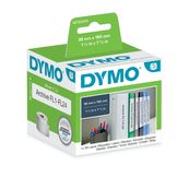 Dymo LabelWriter  - Ruban d'étiquettes auto-adhésives - 1 rouleau de 110 étiquettes (38 x 190 mm) - fond blanc écriture noire