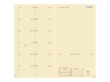 Agenda de poche Impala Italnote - 1 semaine sur 2 pages - 8,8 x 17 cm - disponible dans différentes couleurs - Quo Vadis