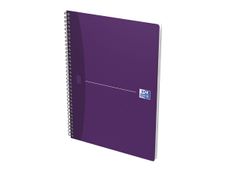 Oxford Office Essentials - Cahier à spirale A4 (21x29,7 cm) - 180 pages - grands carreaux (Seyes) - disponible dans différentes couleurs