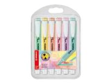 STABILO Swing cool Pastel - Pack de 6 surligneurs - couleurs assorties