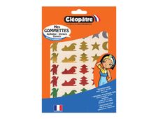 Cléopâtre - 80 gommettes de Noël - couleurs métallisées variées