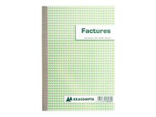 Exacompta - Manifold Carnet de factures - 50 tripli - 21 x 15 cm