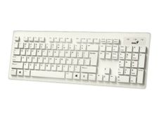 Genius SlimStar 130 - Clavier - Filaire USB - Blanc
