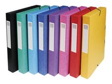 Exacompta Exabox - Boîte de classement en carte lustrée - dos 40 mm - disponible dans différentes couleurs
