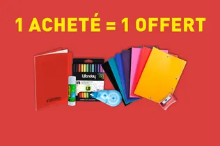 1 acheté = 1 offert