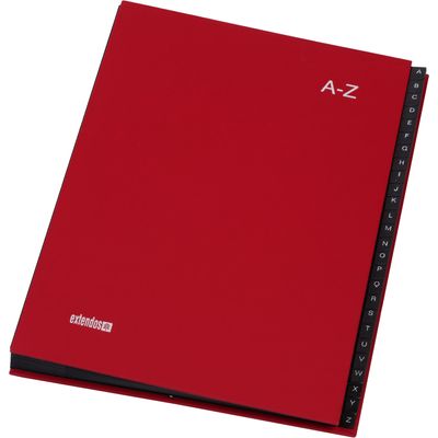 3068590014026-Extendos Série 752 - Trieur alphabétique 24 positions - rouge--0