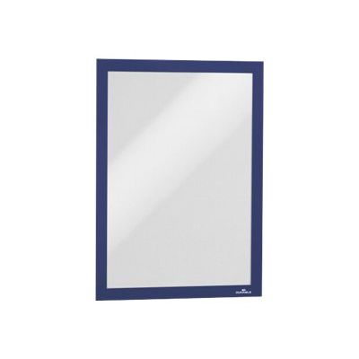 4005546406022-Durable Duraframe - Cadre d'affichage adhésif - A4 - bleu-Avant-1