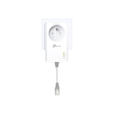 6935364089115-TP-Link TL-PA7017P KIT - haut débit CPL avec prise gigogne-Avant-0
