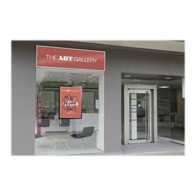4005546507859-Durable Duraframe Poster Sun - Cadre d'affichage vitrostatique - 70 x 100 cm - noir-Avant-4