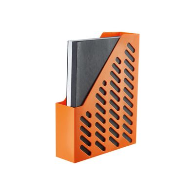 4012473160194-HAN KLASSIK - porte-revues - A4, C4 - Couleur tendance orange-Angle gauche-1