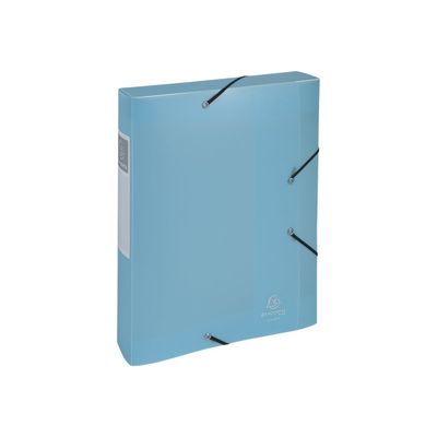 3130630162704-Exacompta Chromaline Pastel - Boîte de classement plastique (livrée à plat) - dos 60 mm - disponible dans -Angle gauche-6