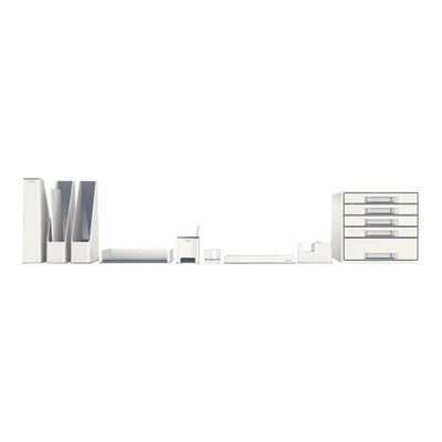 4002432113668-Leitz WOW - Pot à crayons blanc/gris-Avant-2