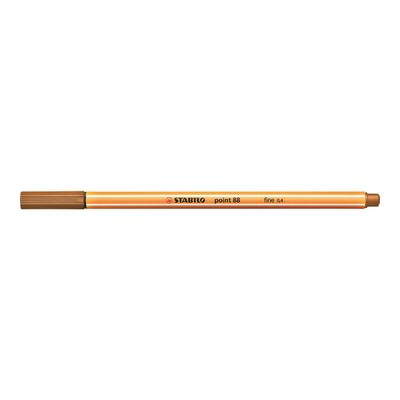 4006381333962-STABILO Point 88 - Feutre fin - 0.4 mm - ocre foncé-Angle gauche-0
