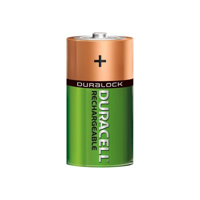 5000394055995-DURACELL Ultra DC1300 - 2 piles alcalines rechargeables - D HR20-Avant-0