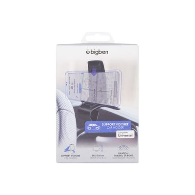 3571211386735-Bigben - support de voiture pour smartphone avec fixation au tableau de bord-Avant-2
