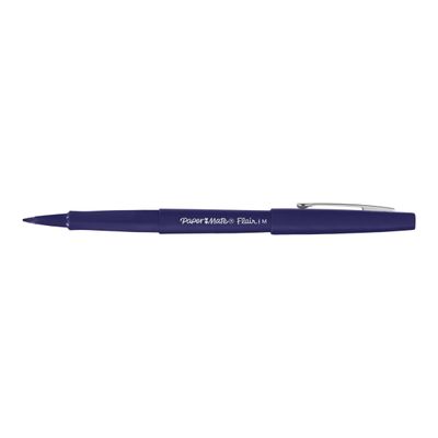 3501178737950-Paper Mate Flair Original - Feutre fin - pointe moyenne - bleu marine-Angle gauche-0