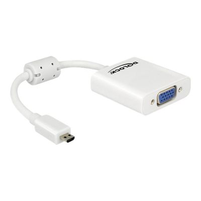 3700224744625-MCL Samar - convertisseur micro HDMI type D (M) vers VGA HD15 (F)-Angle gauche-0