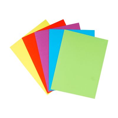 3130634150004-Exacompta Nature Future - 25 Chemises double poche - 220 gr - couleurs assorties-Multi-angle-2