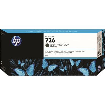 884420836360-HP 726 - noir mat - cartouche d'encre originale (CH575A)--0