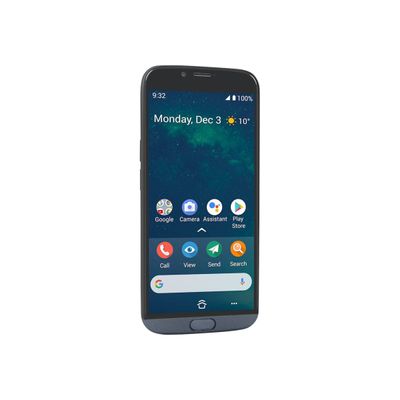 7322460078355-DORO 8050 Plus - Smartphone - 4G - 16 Go - gris-Angle gauche-2