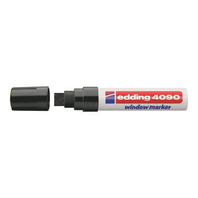 4004764787708-Edding 4090 - Marqueur craie liquide - 4-15 mm - noir-Angle gauche-0