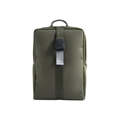 8032572185597-Nava Flat Small - Sac à dos plat pour ordinateur portable 13,3" - olive/gris-Avant-0